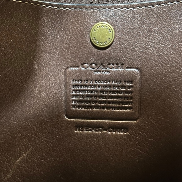 Coach Brooklyn Shoulder Bag 28 in Maple - Picture 13 of 14